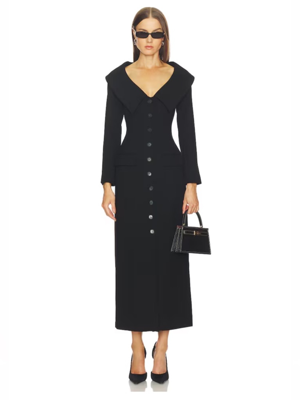Genevieve Dress in Black | SRG